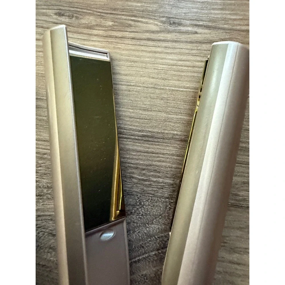 TYME Iron Original 2-in-1 Hair Curler and Straightener Rose Gold Titanium Plates